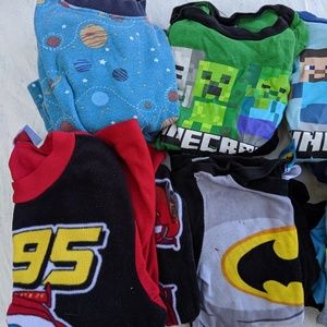Six sets boys pajamas